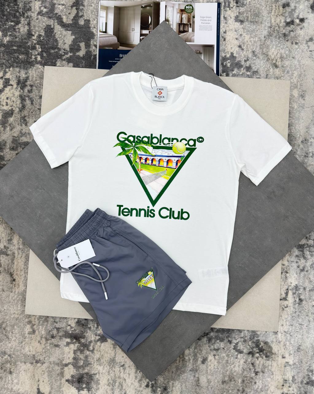 Casablanca Club Graphic Set in Multiiple Colors UK Reps AAA Quality