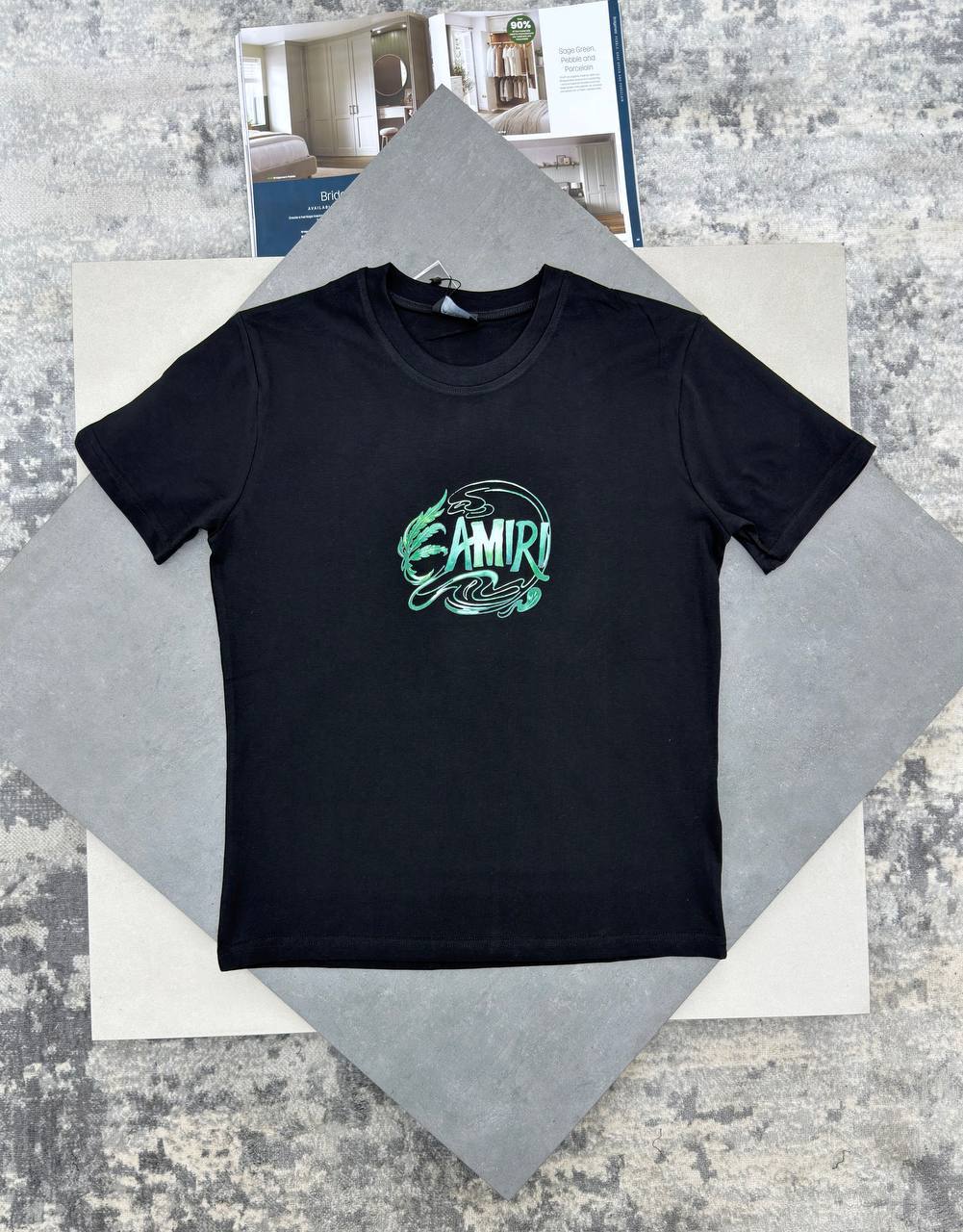 Amiri California High Life T-Shirts Mens in 2 Colors UK Reps AAA Quality