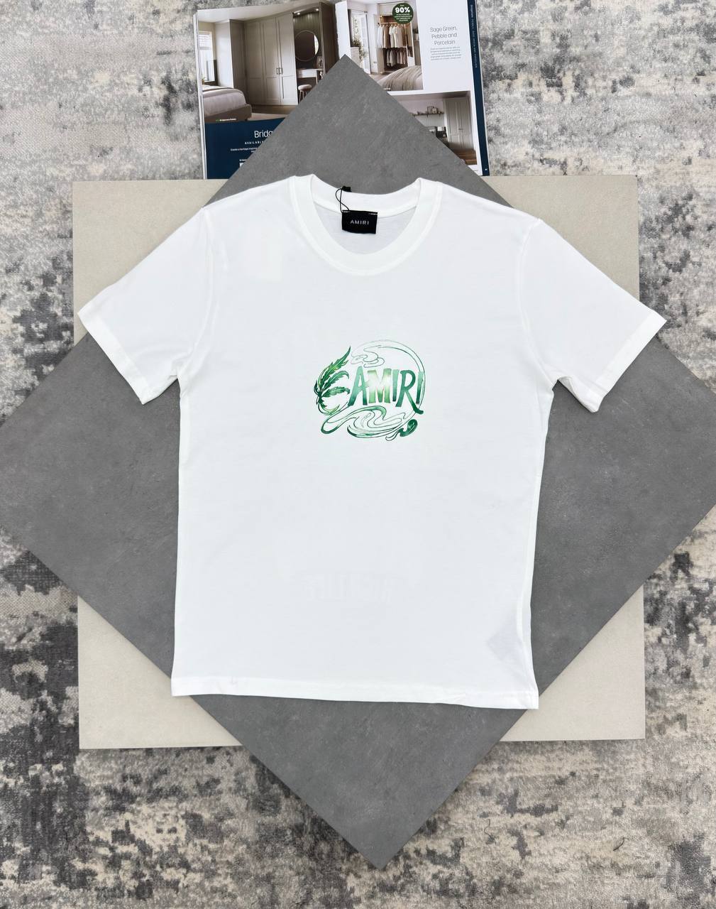 Amiri California High Life T-Shirts Mens in 2 Colors UK Reps AAA Quality
