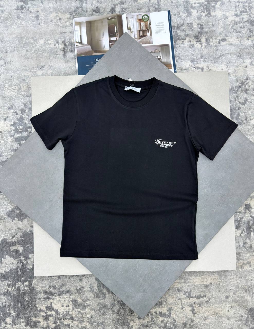 Givenchy Stamp Print Mens T-Shirts in 2 Colors UK Reps AAA Quality