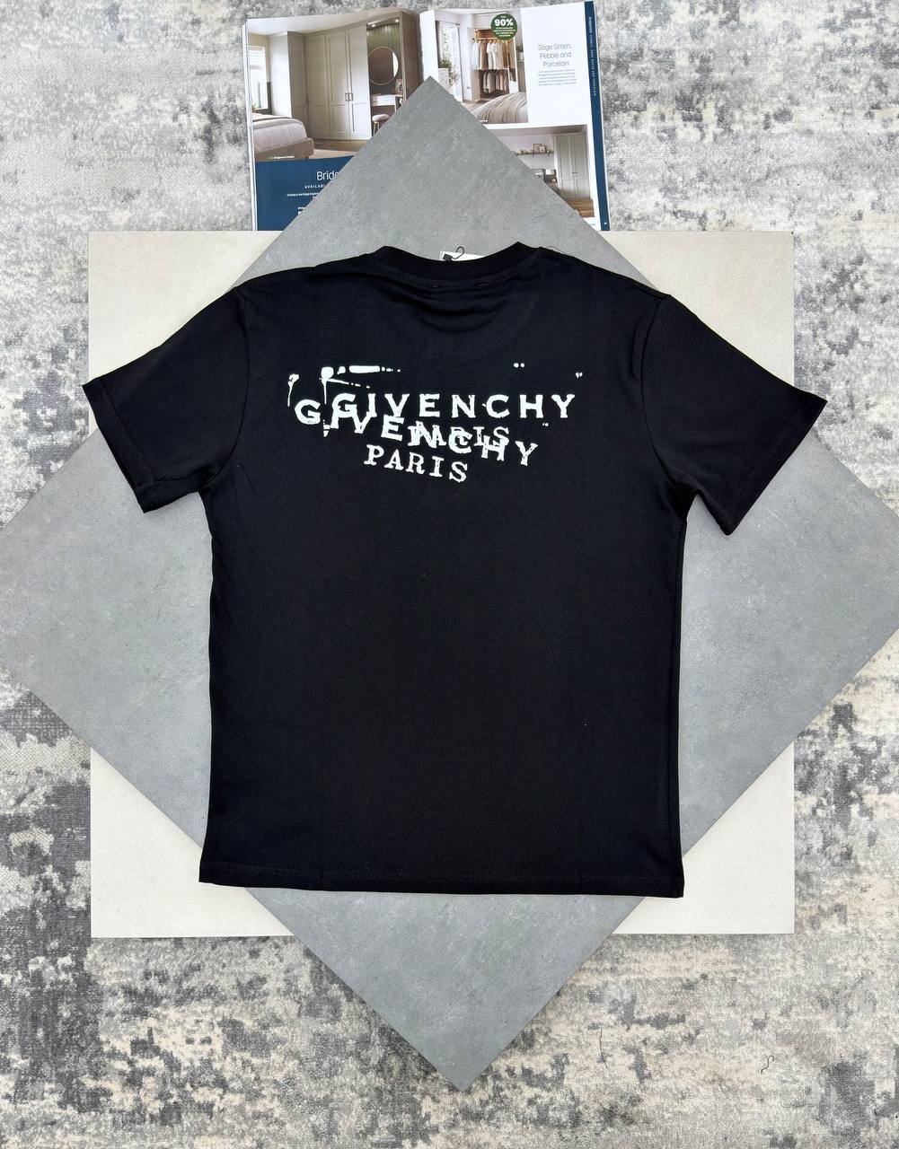 Givenchy Stamp Print Mens T-Shirts in 2 Colors UK Reps AAA Quality