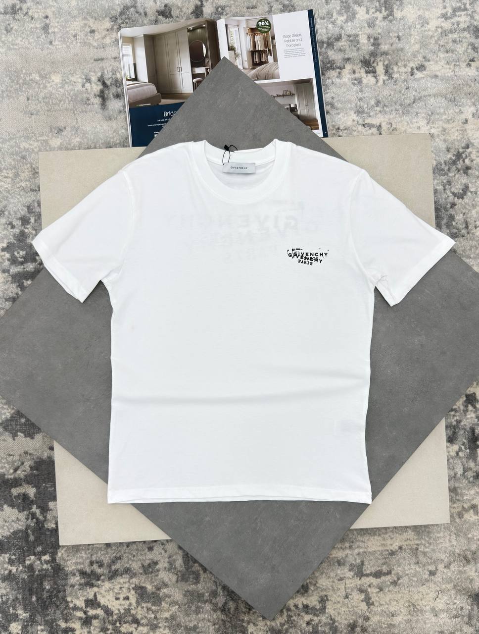 Givenchy Stamp Print Mens T-Shirts in 2 Colors UK Reps AAA Quality