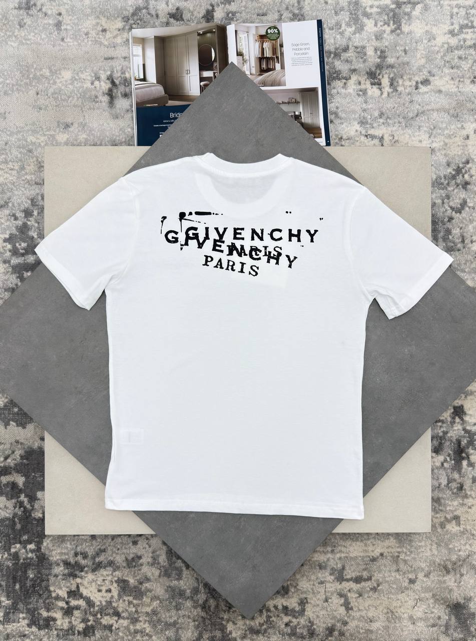 Givenchy Stamp Print Mens T-Shirts in 2 Colors UK Reps AAA Quality