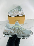 Asics Gel-Nyc Cream/Oyster Grey Womens Trainers UK Reps AAA Quality