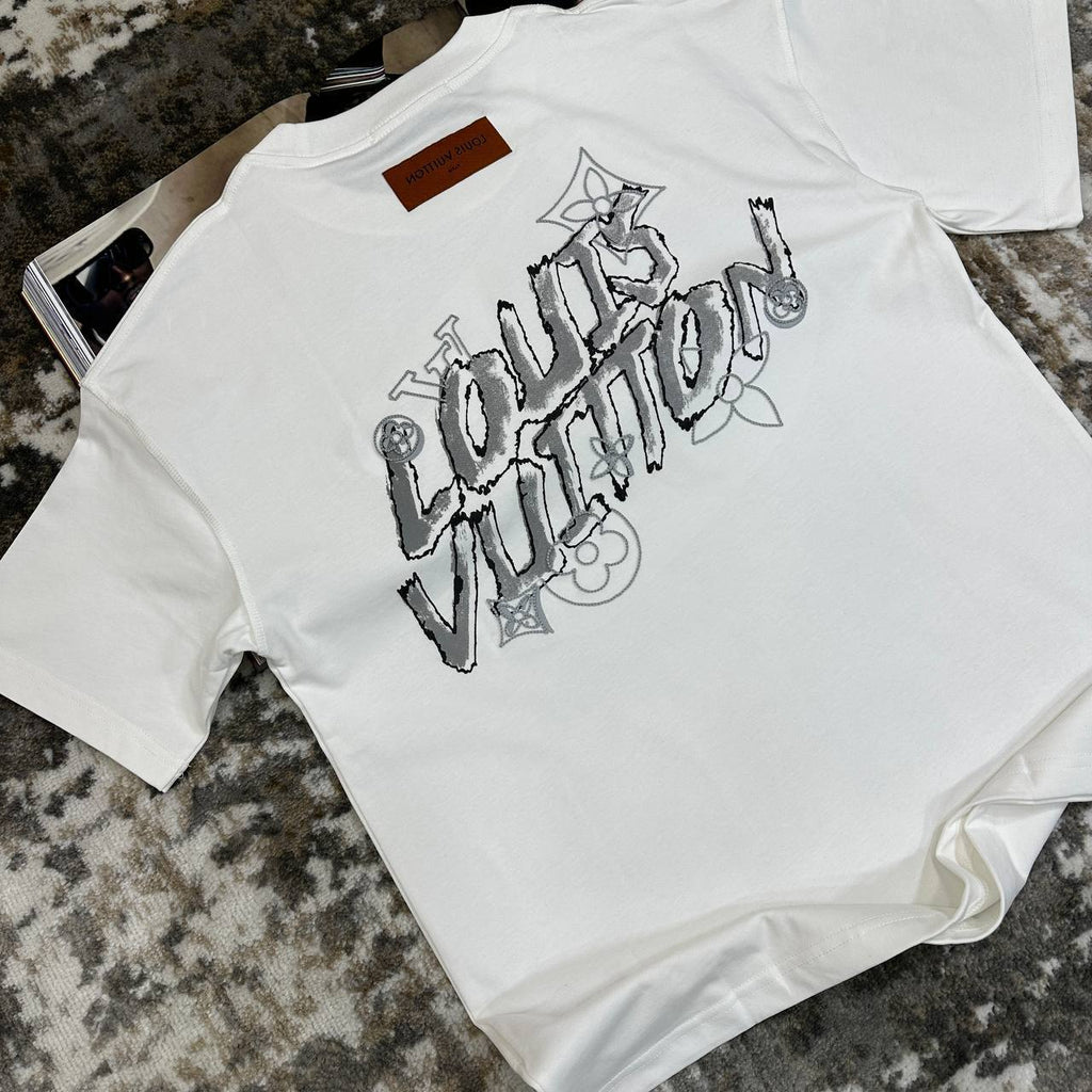 Louis Vuitton Fashion Logo Embroidered Tshirts Mens in Multiple Colors Best Sale UK Reps AAA Quality