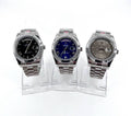 Rolex Day-Date Rhodium Dial Fluted Bezel with Silver Bracelet & Multiple Dial Colors Mens Watches Best Sale UK Reps AAA Quality
