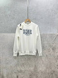 Christian Dior CD Dior Embroidered Round Neck Mens Jumpers in 2 Colors Best Sale UK Reps AAA Quality