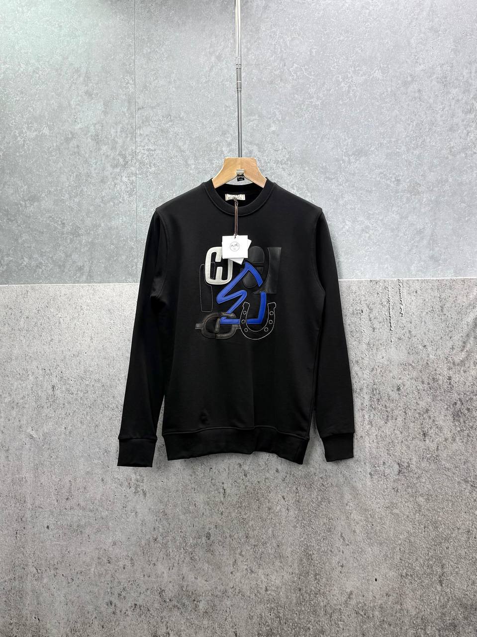 Hermes H Puzzle with Leather Detail Mens Jumpers in 2 Colors UK Reps AAA Quality