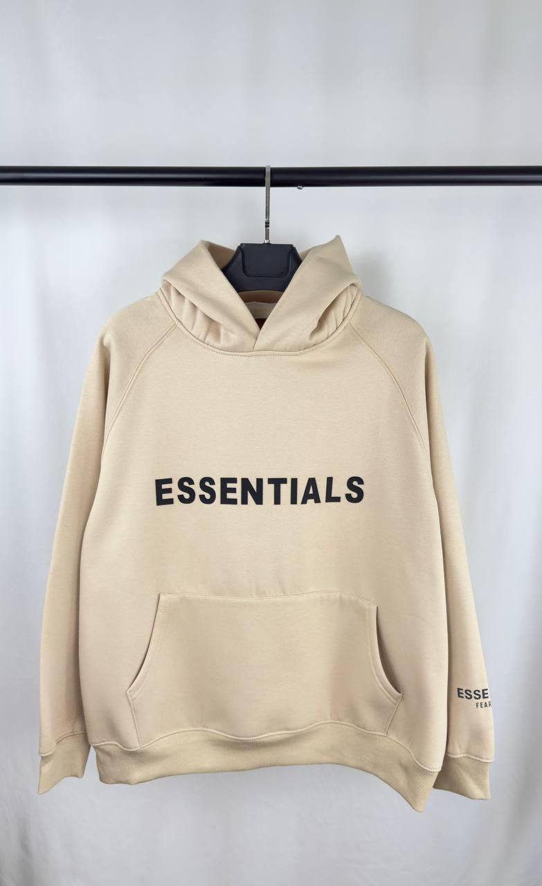 Essentials Fear of God FOG 3D Silicon Applique Mens Hoodie in Multiple Colors Best Sale UK Reps AAA Quality