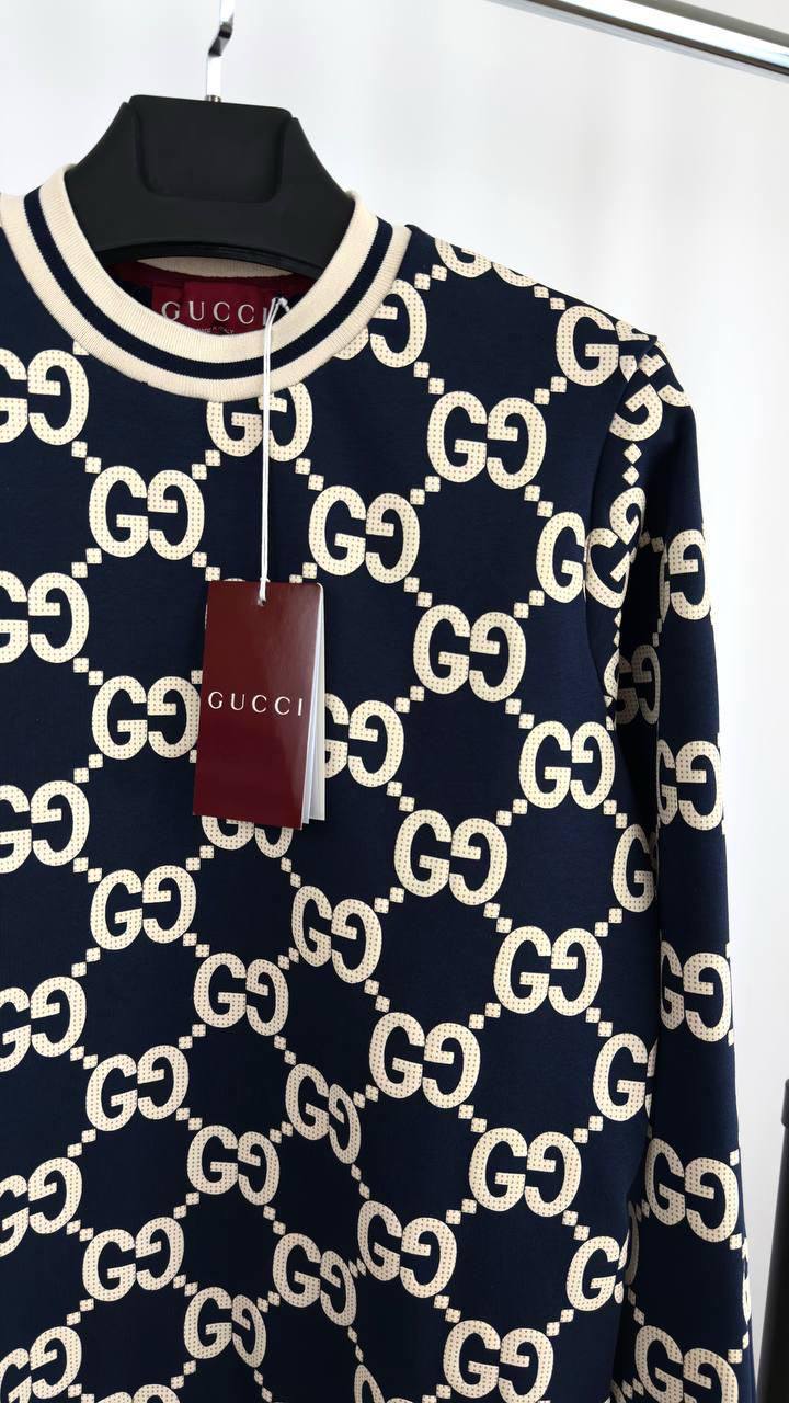 Gucci Webbing GG Logo Cardigan Sweatshirt Mens in Black Color Best Sale UK Reps AAA Quality