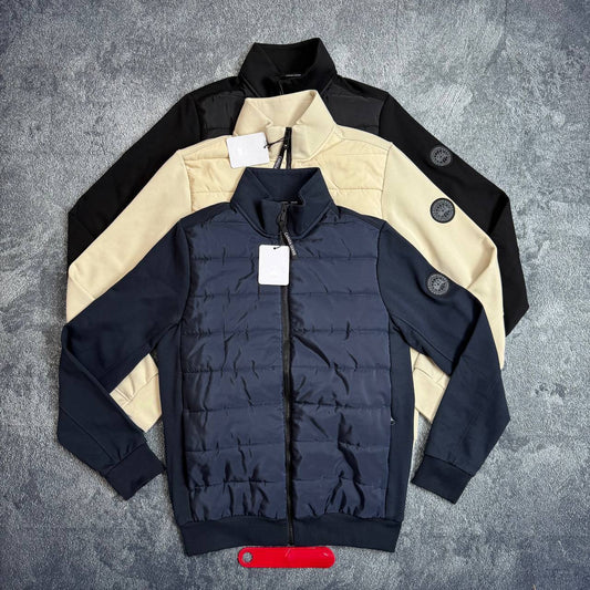 Canada Goose Quilted Down Huron Full-Zip Black Label Jackets in Multiple Colors Mens Best Sale UK Reps AAA Quality