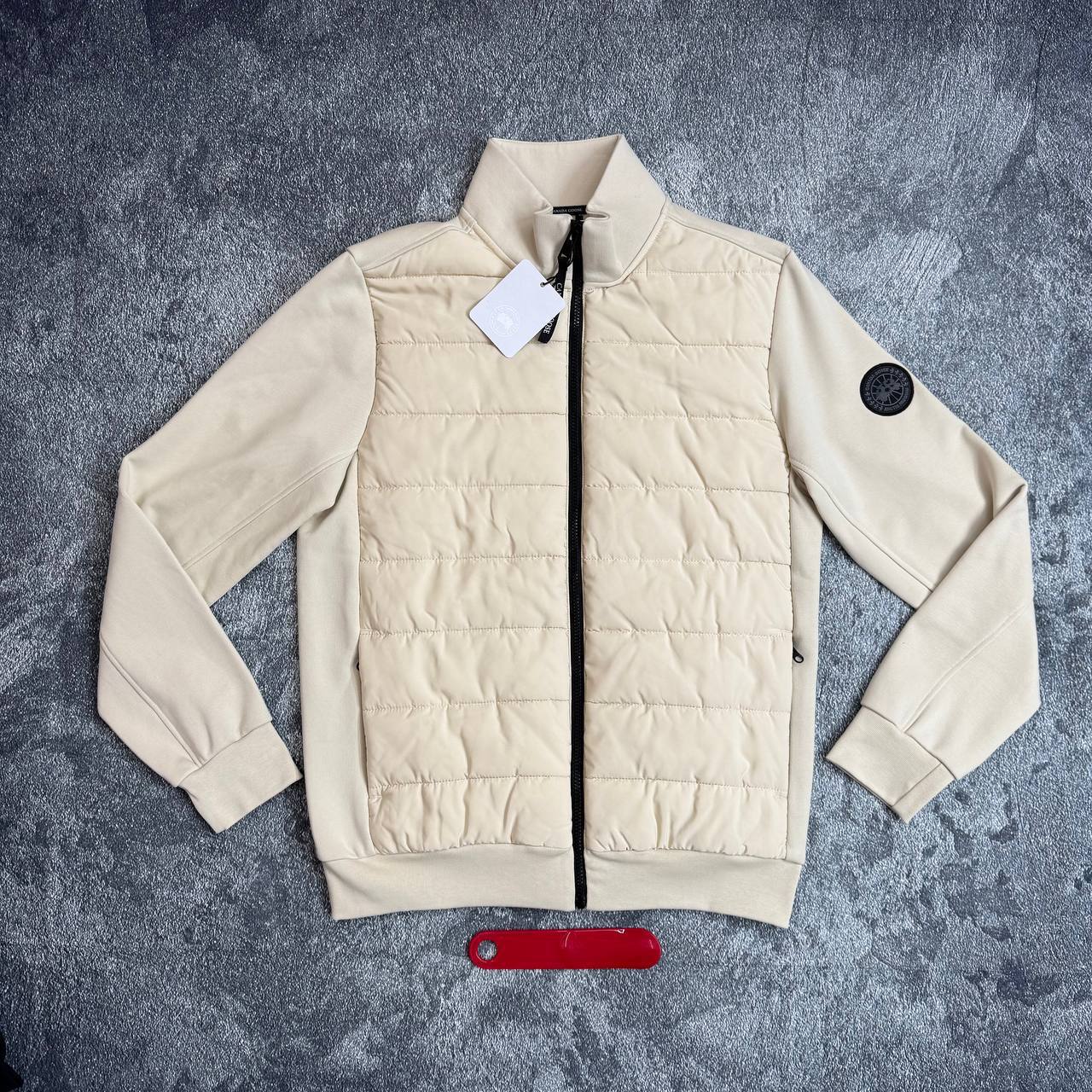 Canada Goose Quilted Down Huron Full-Zip Black Label Jackets in Multiple Colors Mens Best Sale UK Reps AAA Quality