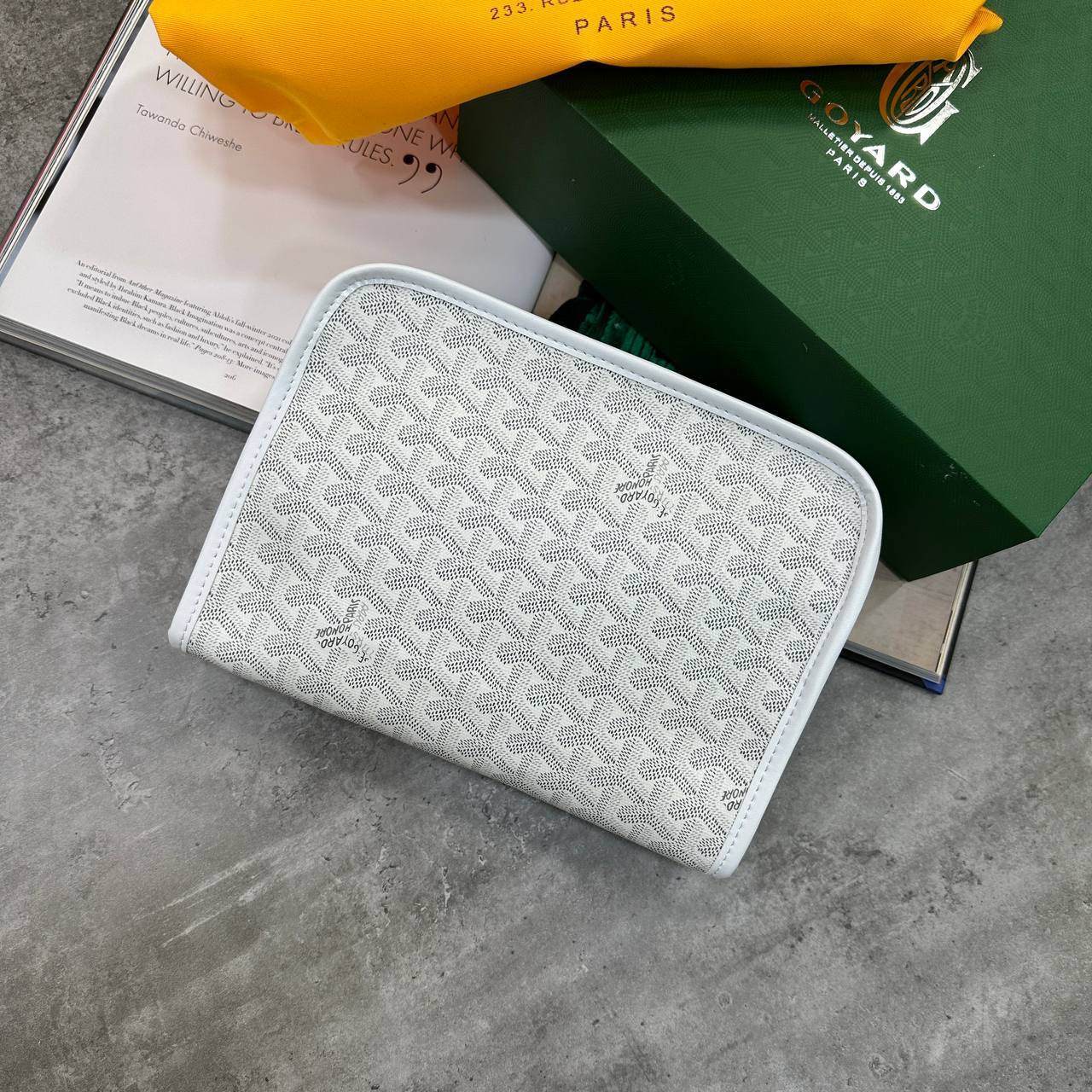 Goyard Jouvence Toiletry Pouch in Canvas Womens Bag in Multiple Colors Best Sale UK Reps AAA Quality
