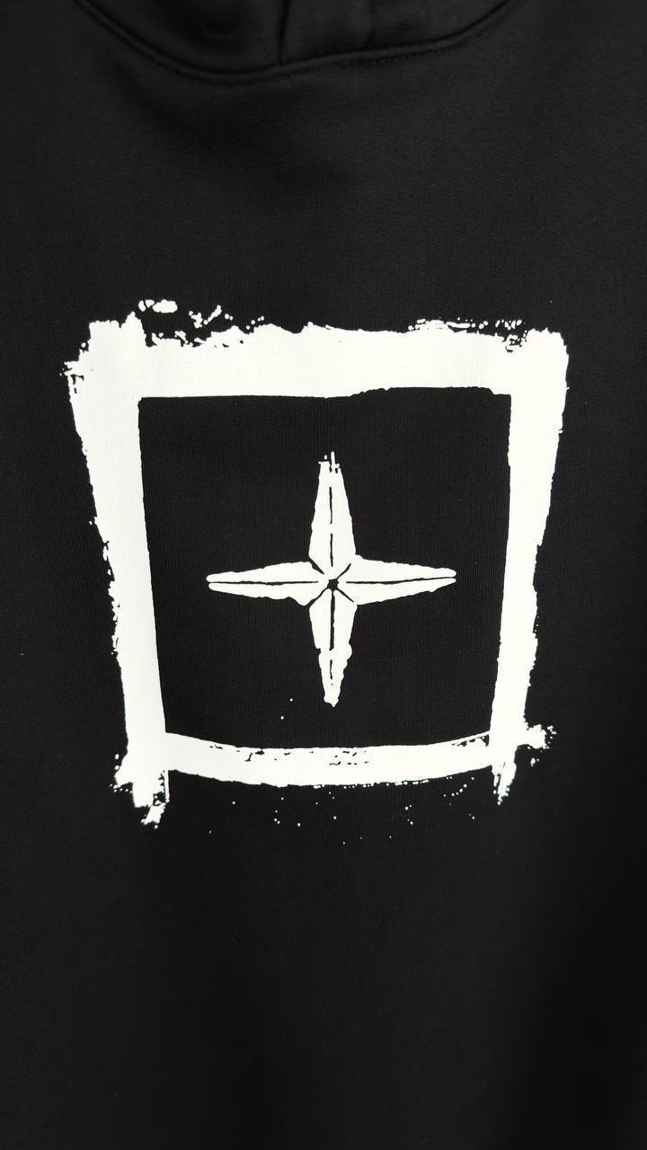 Stone Island Stencil Logo and Patch Hoodie Mens in Multiple Colors Best Sale UK Reps AAA Quality