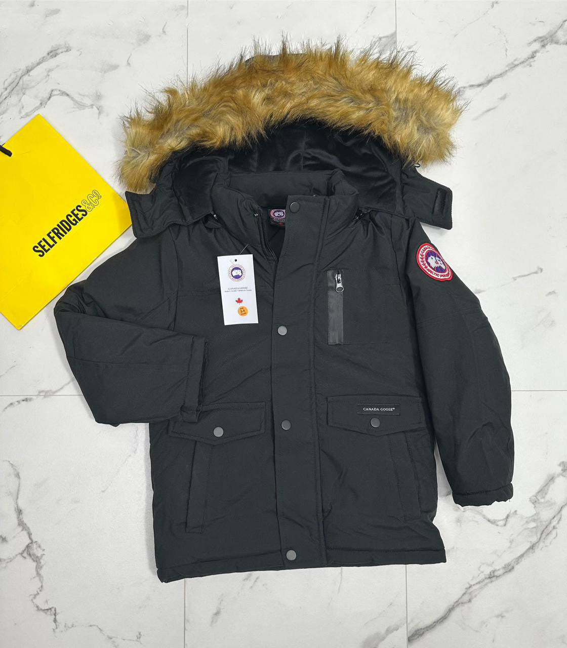 Canada Goose Expedition Parka Heritage Jacket Kids in 2 Colors Best Sale UK Reps AAA Quality