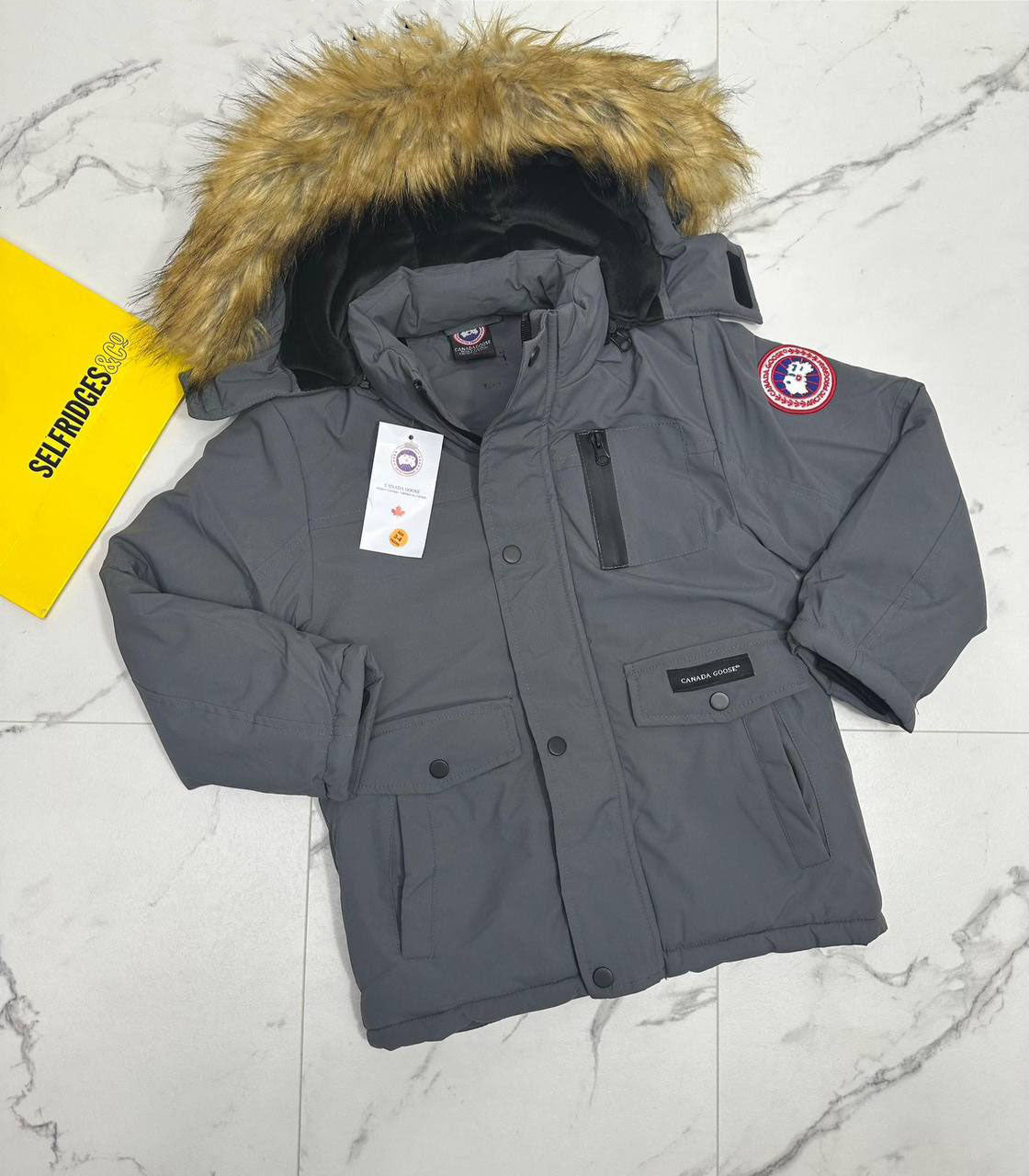 Canada Goose Expedition Parka Heritage Jacket Kids in 2 Colors Best Sale UK Reps AAA Quality