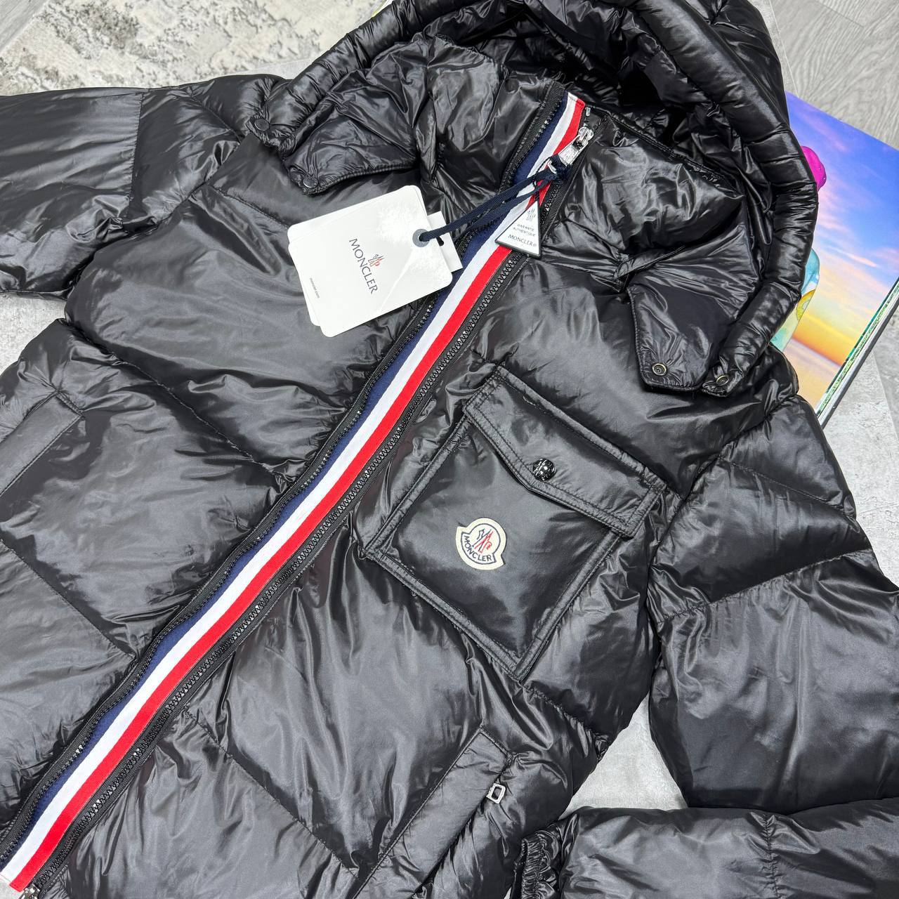 Moncler Montbeliard Down Jacket Mens in Black Color Best Sale UK Reps AAA Quality
