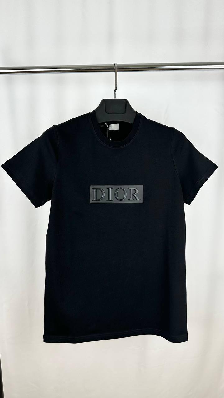 Christian Dior Classic Letter Embossed Round Neck Short Sleeve T-Shirts Mens in 2 Colors Best Sale UK Reps AAA Quality