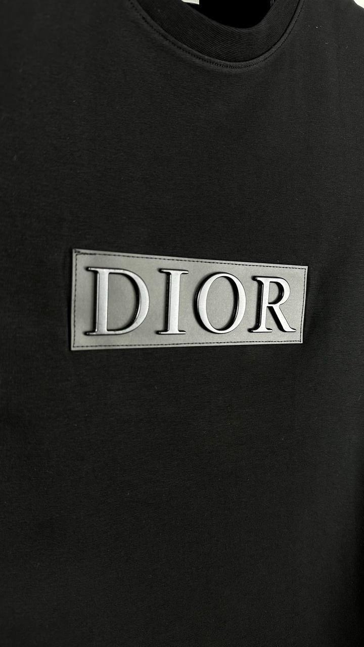 Christian Dior Classic Letter Embossed Round Neck Short Sleeve T-Shirts Mens in 2 Colors Best Sale UK Reps AAA Quality