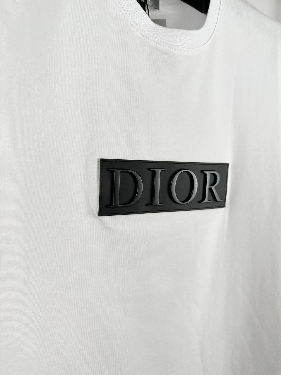 Christian Dior Classic Letter Embossed Round Neck Short Sleeve T-Shirts Mens in 2 Colors Best Sale UK Reps AAA Quality