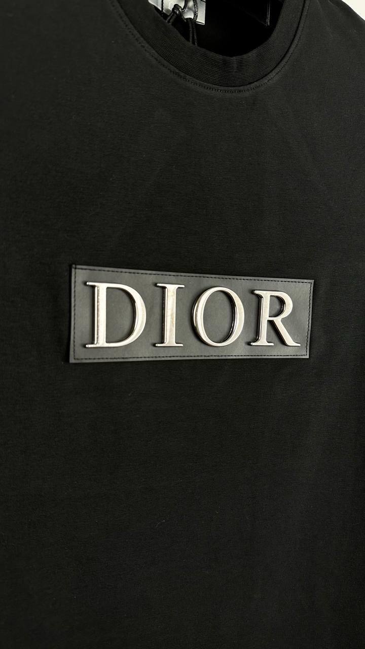 Christian Dior Classic Letter Embossed Round Neck Short Sleeve T-Shirts Mens in 2 Colors Best Sale UK Reps AAA Quality