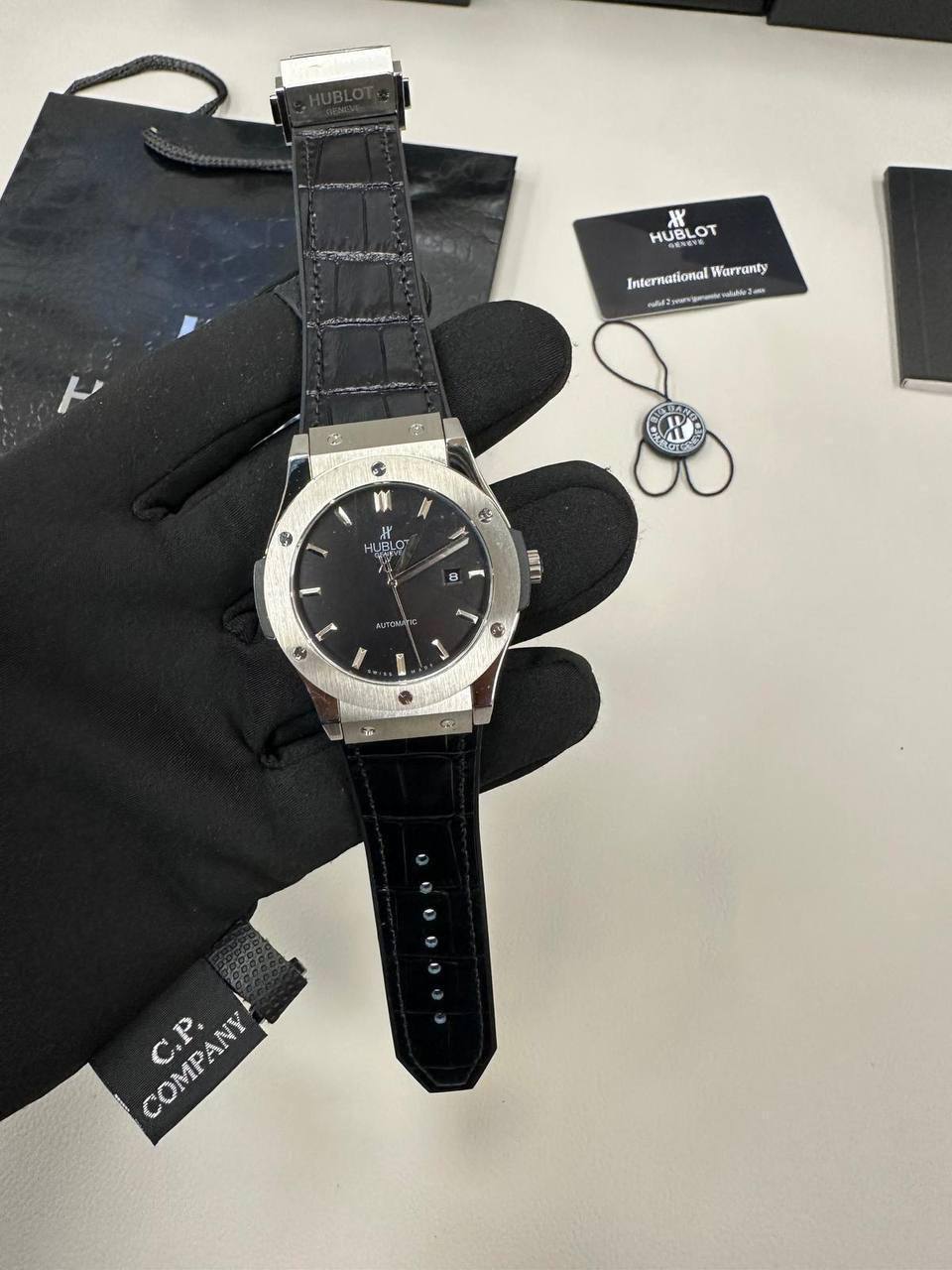 Hublot Classic Fusion Titanium Black Mens Watches Best Sale UK Reps AAA Quality