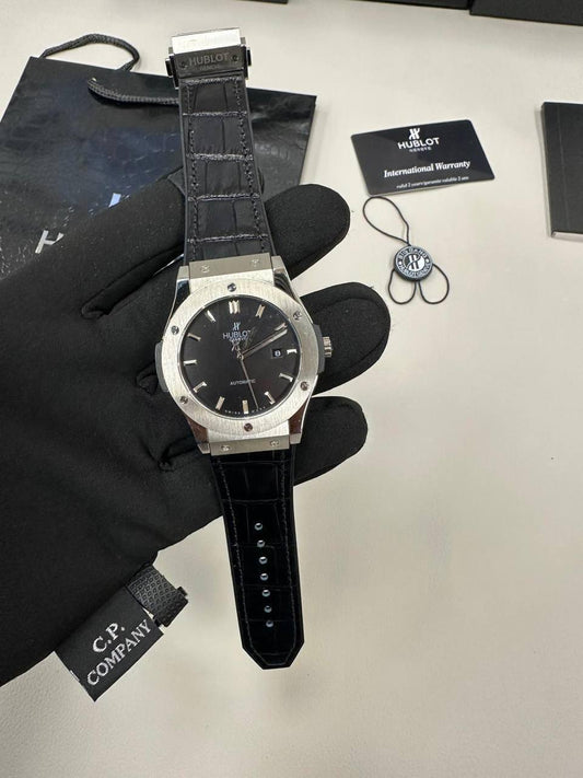 Hublot Classic Fusion Titanium Black Mens Watches Best Sale UK Reps AAA Quality