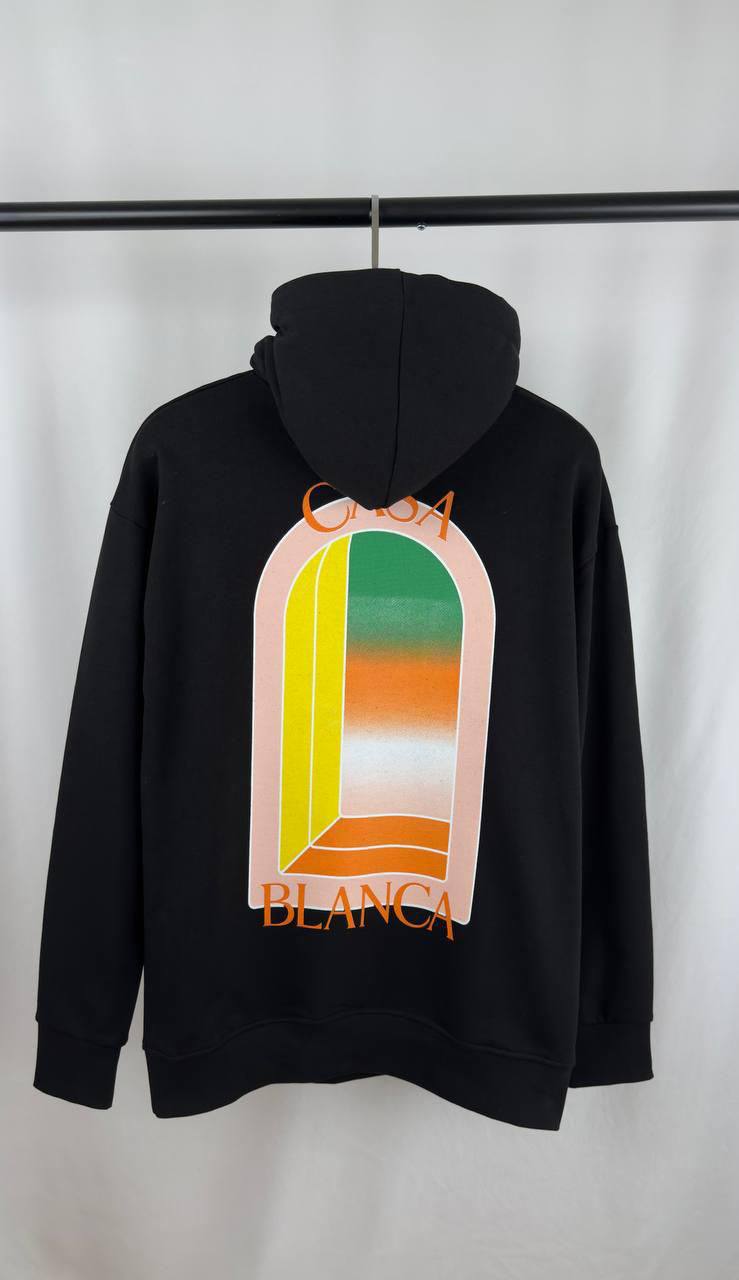Casablanca Gradient Arch Logo Hoodie Mens in 2 Colors UK Rep AAA Quality