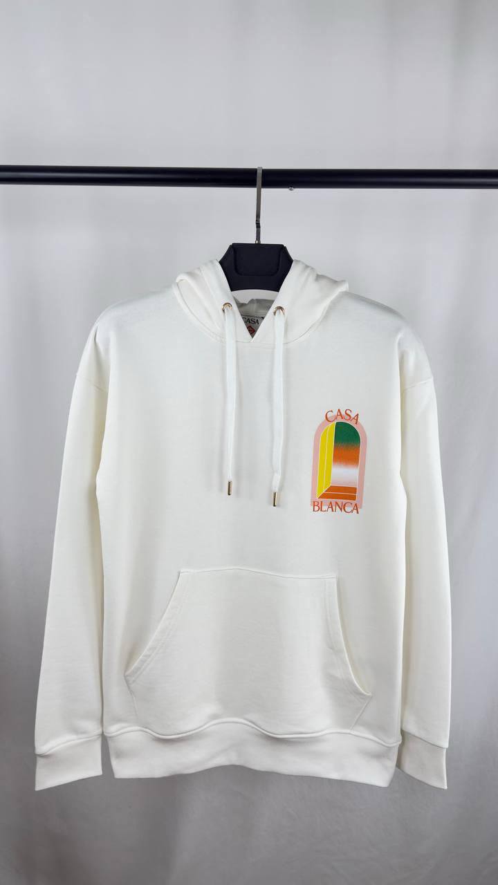 Casablanca Gradient Arch Logo Hoodie Mens in 2 Colors UK Rep AAA Quality