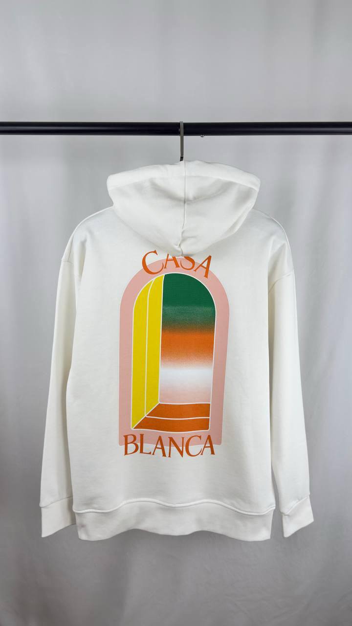 Casablanca Gradient Arch Logo Hoodie Mens in 2 Colors UK Rep AAA Quality