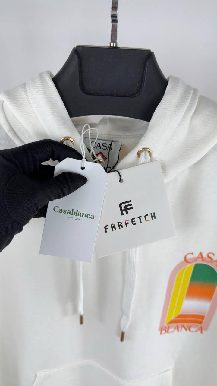 Casablanca Gradient Arch Logo Hoodie Mens in 2 Colors UK Rep AAA Quality