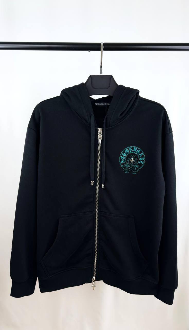 Chrome Hearts "Iggy Babe" Triple Cross Hoodie in Black Mens UK Reps AAA Quality
