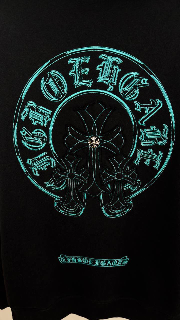 Chrome Hearts "Iggy Babe" Triple Cross Hoodie in Black Mens UK Reps AAA Quality