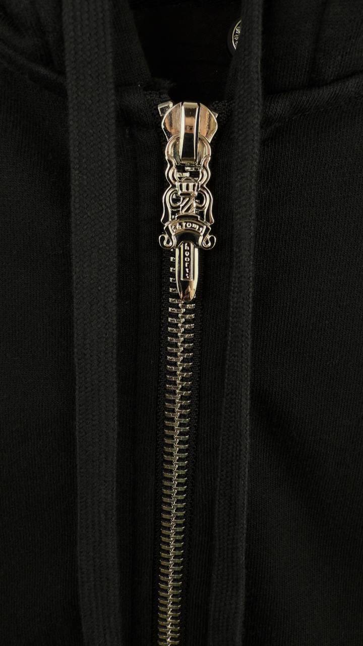 Chrome Hearts "Iggy Babe" Triple Cross Hoodie in Black Mens UK Reps AAA Quality