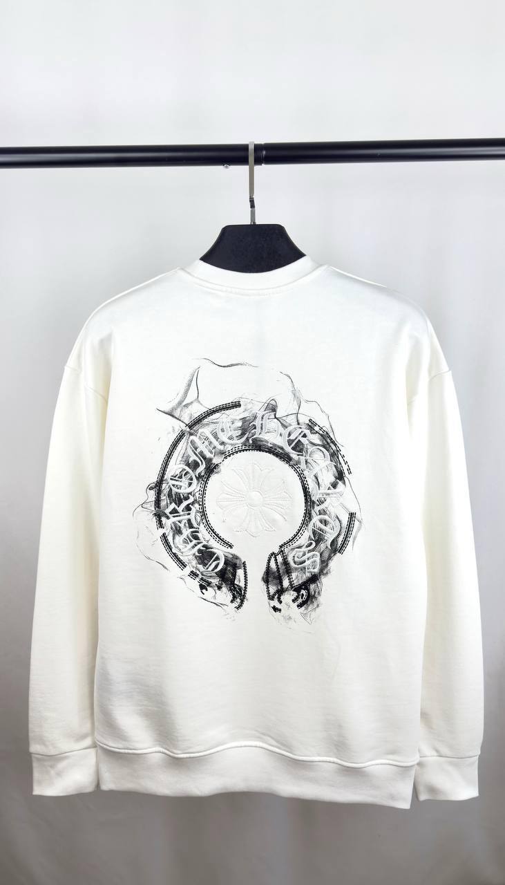 Chrome Hearts Smoke Horseshoe Jumpers in 2 Colors Mens UK Reps AAA Quality