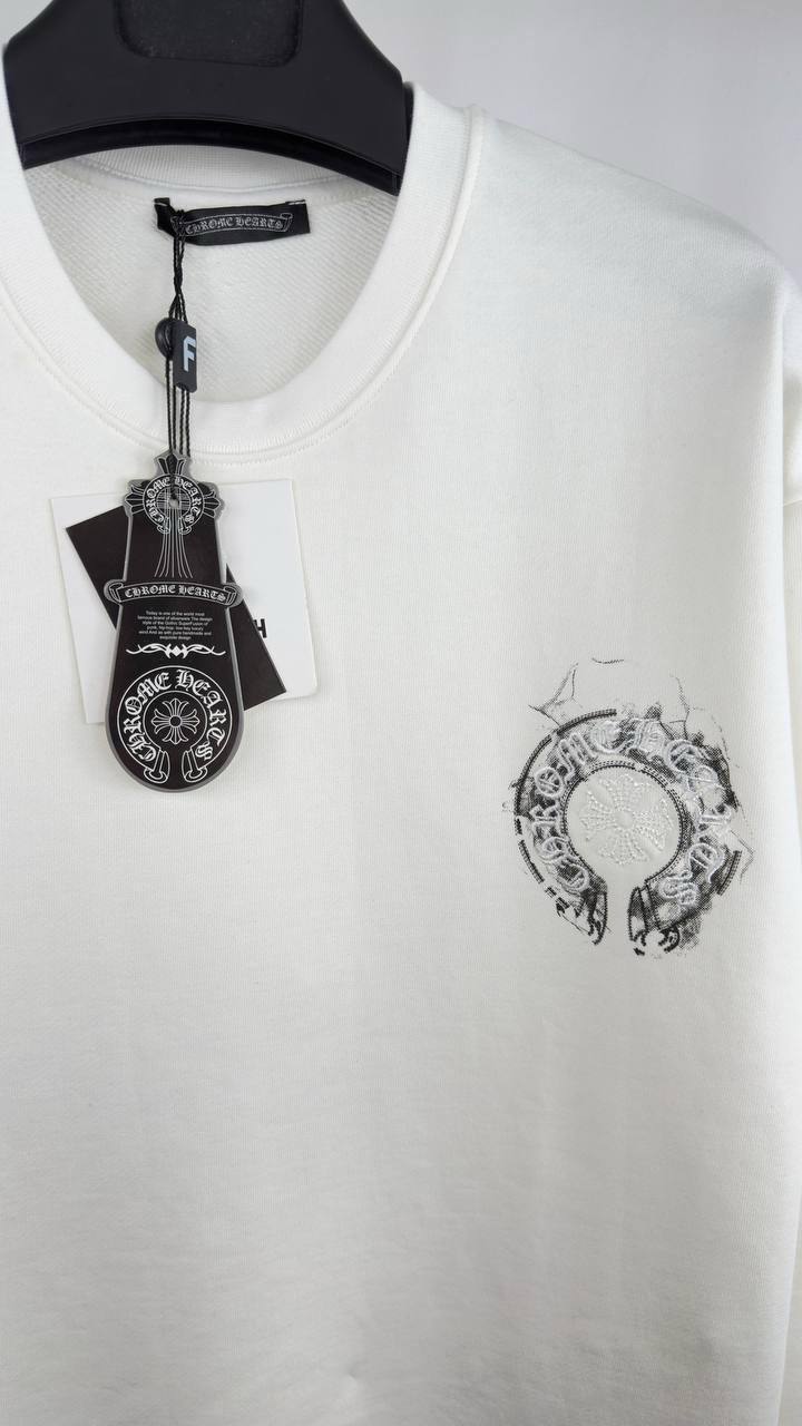 Chrome Hearts Smoke Horseshoe Jumpers in 2 Colors Mens UK Reps AAA Quality