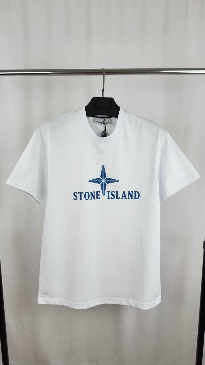 Stone Island Big Logo Cotton T-Shirts Round Neck Mens in Multiple Colors Best Sale UK Reps AAA Quality