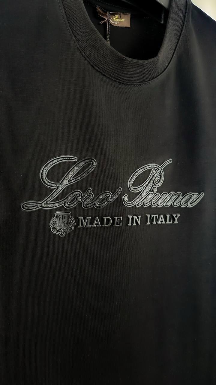 Loro Piana LP Logo Printed T-shirts Mens in 2 Colors Best Sale UK Reps AAA Quality