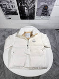 Moncler Maya 70 Jacket by Palm Angels Mens in White Color Best Sale UK Reps AAA Quality