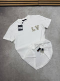 Louis Vuitton Cotton Pique with Embroidered LV in Multiple Colors T-Shirt UK Reps AAA Quality