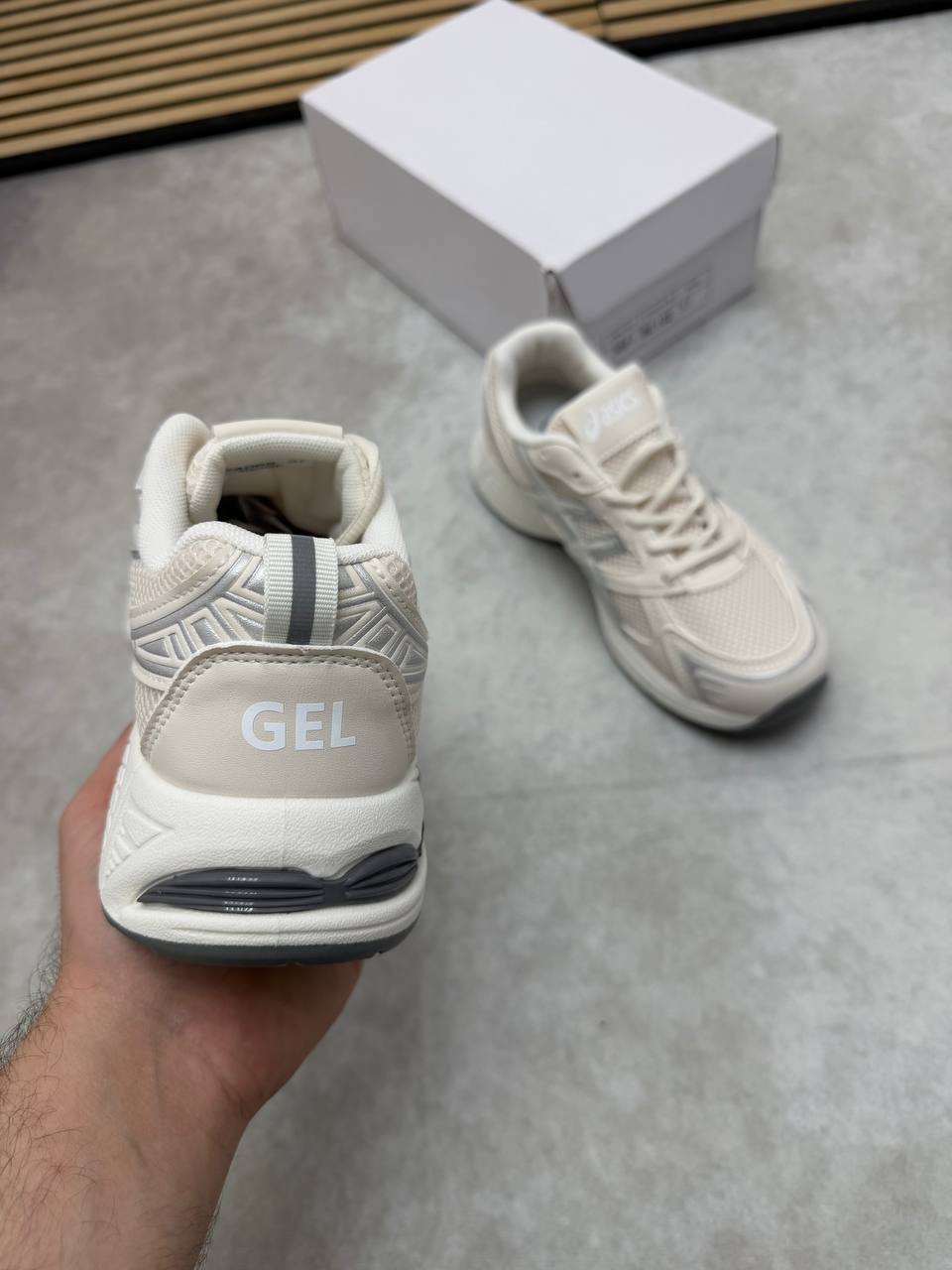 Asics GT-2160 Cream/Pure Silver Womens Trainers UK Reps AAA Quality