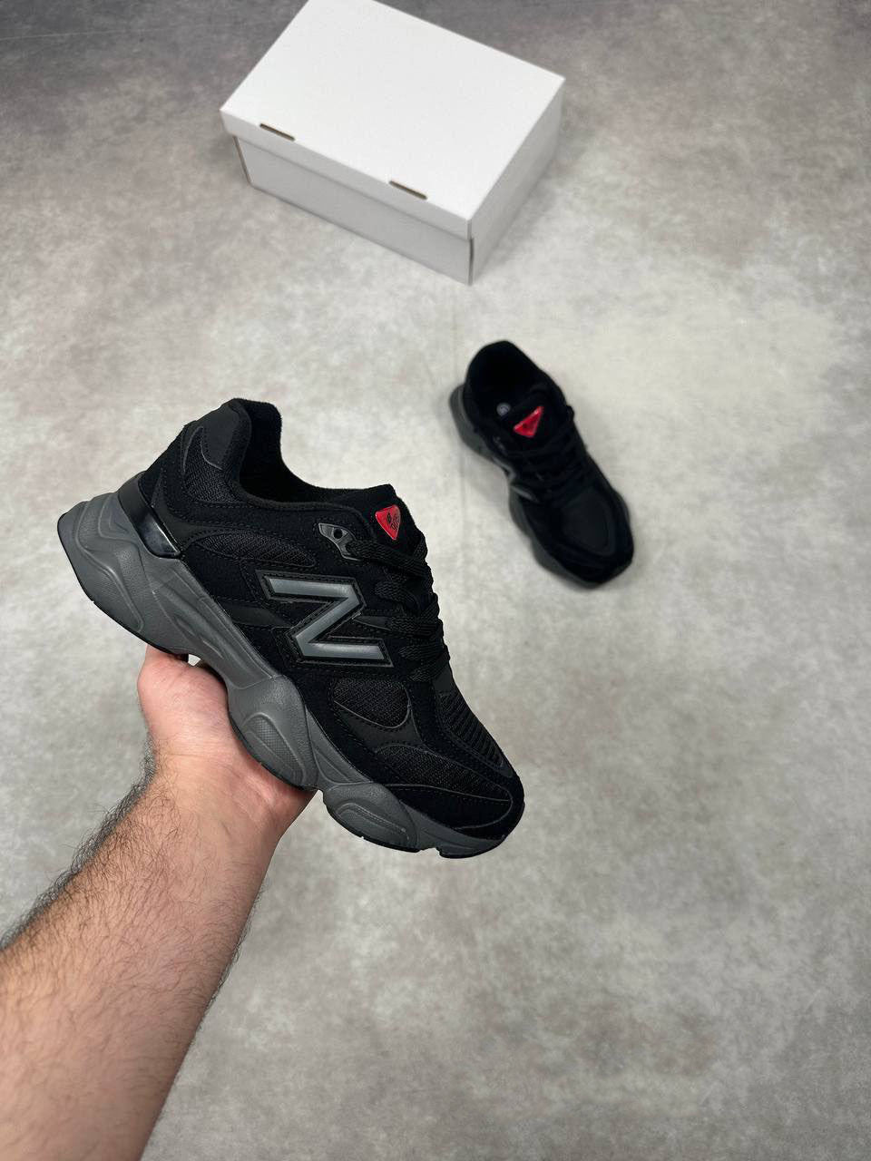 New Balance 9060 Black Castlerock Womens Trainers UK Reps AAA Quality