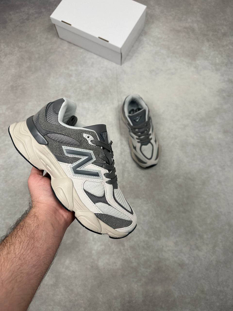 New Balance 9060 Grey Jet Black Womens Trainers UK Reps AAA Quality