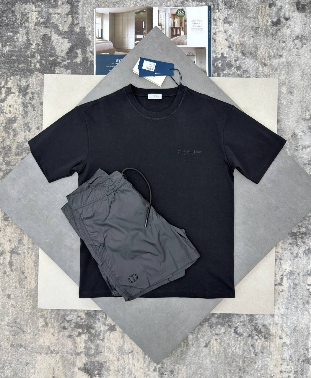 Christian Dior Couture T-Shirts & Shorts Sets Mens in Multiple Colors UK Reps AAA Quality
