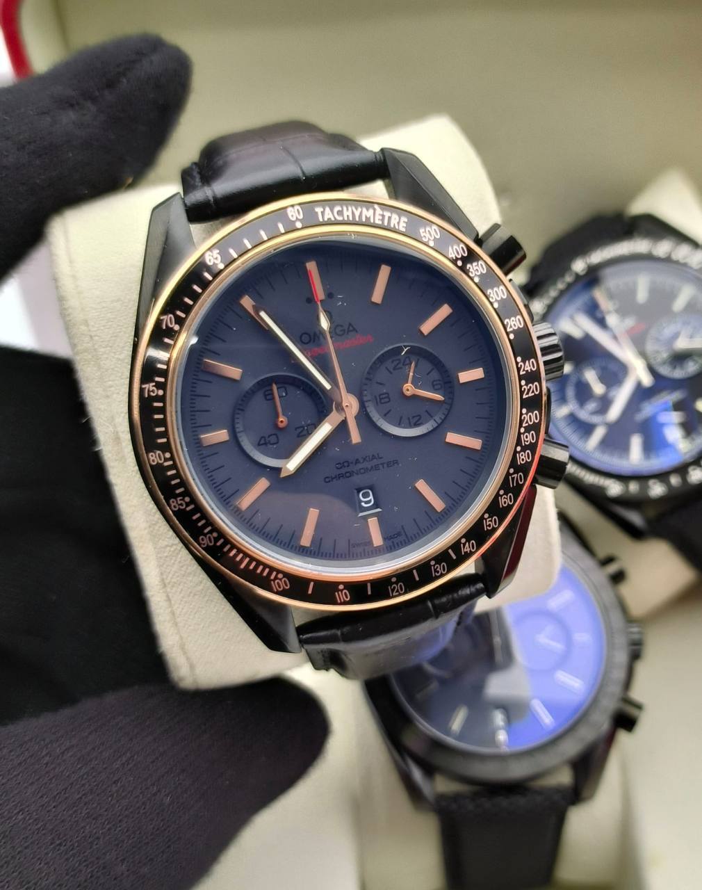 Omega Speedmaster Dark Side of the Moon Dial Mens Watch UK Reps AAA Quality