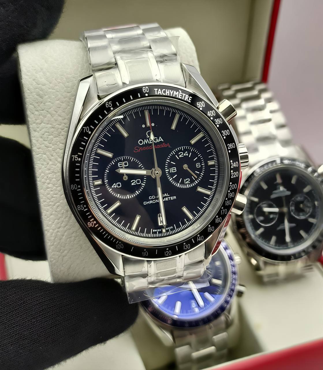 Omega Speedmaster Moonwatch Moonphase Mens Watch UK Reps AAA Quality