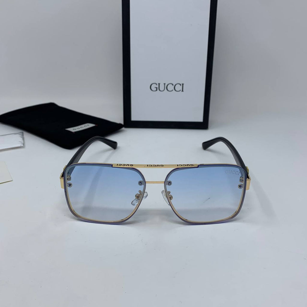 Gucci Square Double-Bridge Men Sunglasses UK Reps AAA Quality