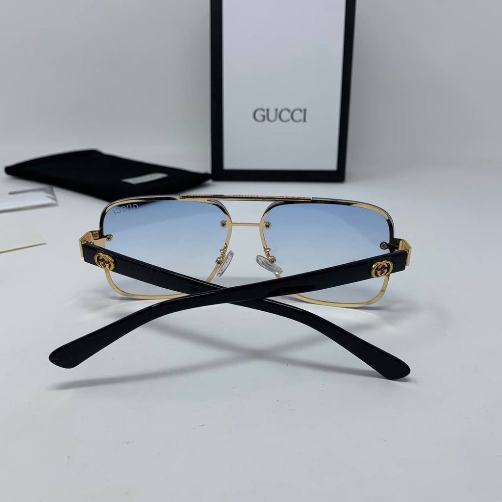 Gucci Square Double-Bridge Men Sunglasses UK Reps AAA Quality