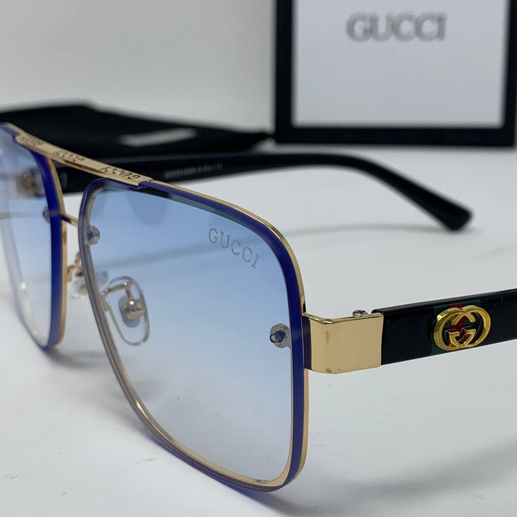 Gucci Square Double-Bridge Men Sunglasses UK Reps AAA Quality