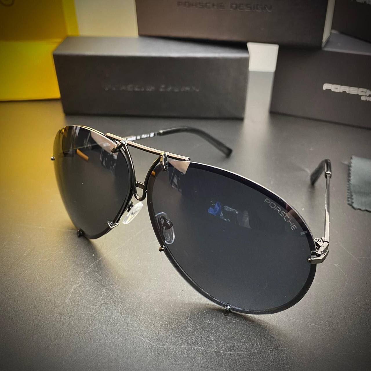 Porsche Design P'8478 Interchangeable Lens Black Men Sunglasses UK Reps AAA Quality